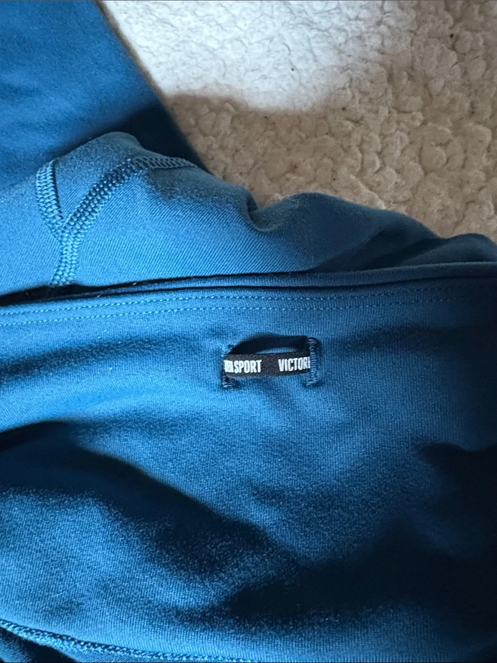 Victoria Sport High-Rise Leggings in Deep Teal